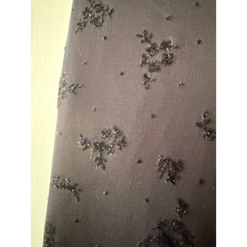 Vintage Rocket Candy Black Beaded Slip Dress – Size Small - Picture 5 of 10
